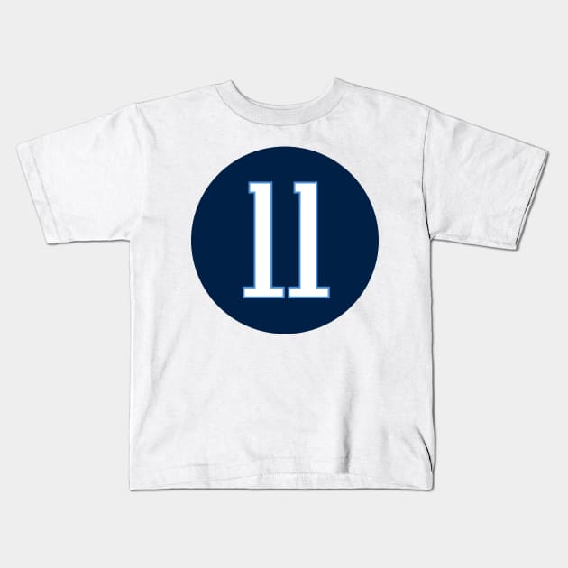 Tennessee Titans Kids T-Shirt by naesha stores